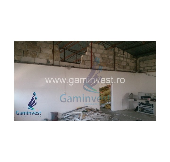 For sale: 4193 sqm land and 2 warehouses near Lazu, 30 km from Constanta, Romania