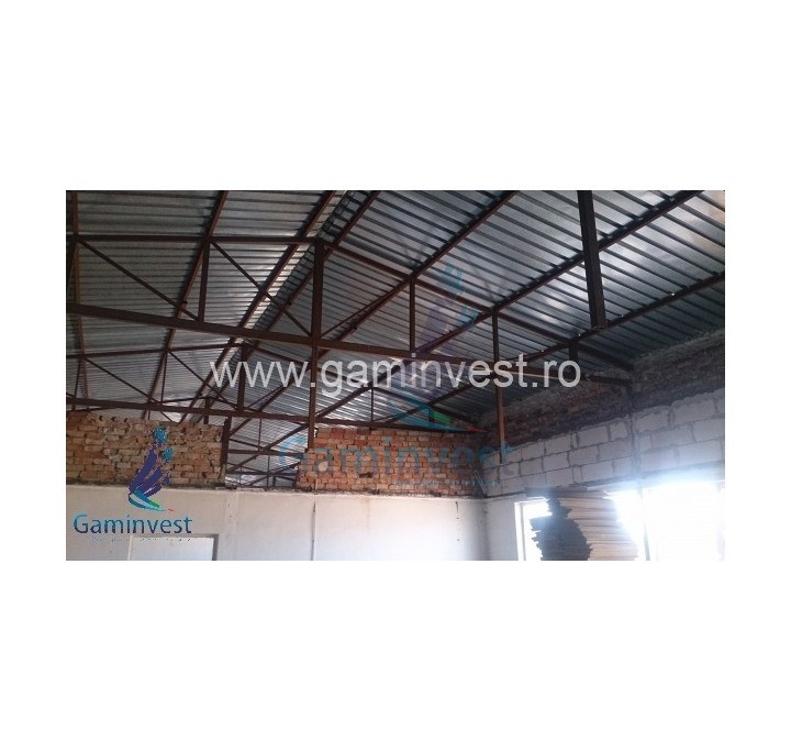 For sale: 4193 sqm land and 2 warehouses near Lazu, 30 km from Constanta, Romania