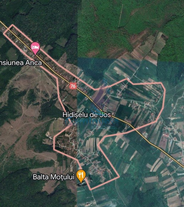 Teren intravilan de vanzare in Hidiselu de Jos, Oradea, Bihor
