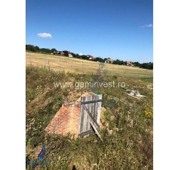 Land for sale with foundation and cellar, Cetariu, Bihor