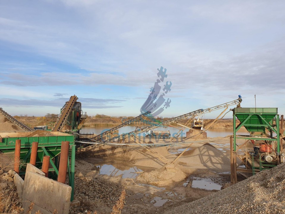 Gravel pit for sale with equipment, Oradea, Bihor county, Romania