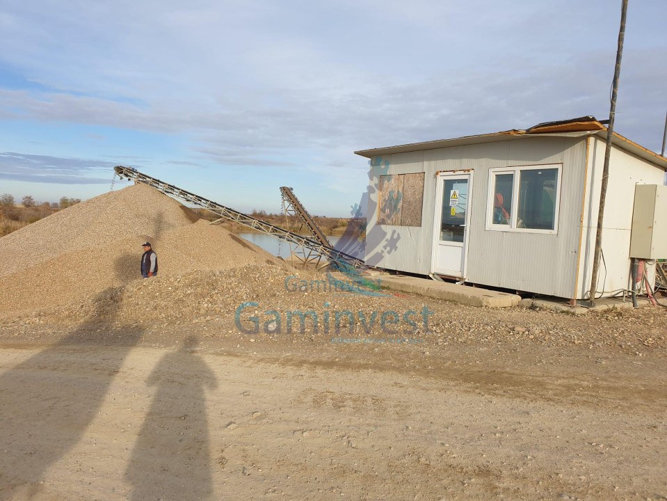 Gravel pit for sale with equipment, Oradea, Bihor county, Romania